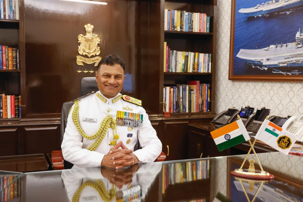 Admiral Krishna Swaminathan. Credit: PIB
