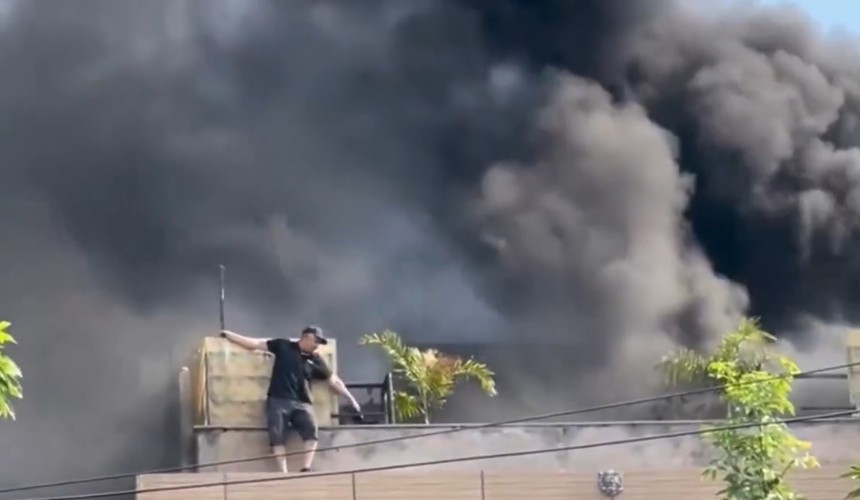 Screengrab of the incident.