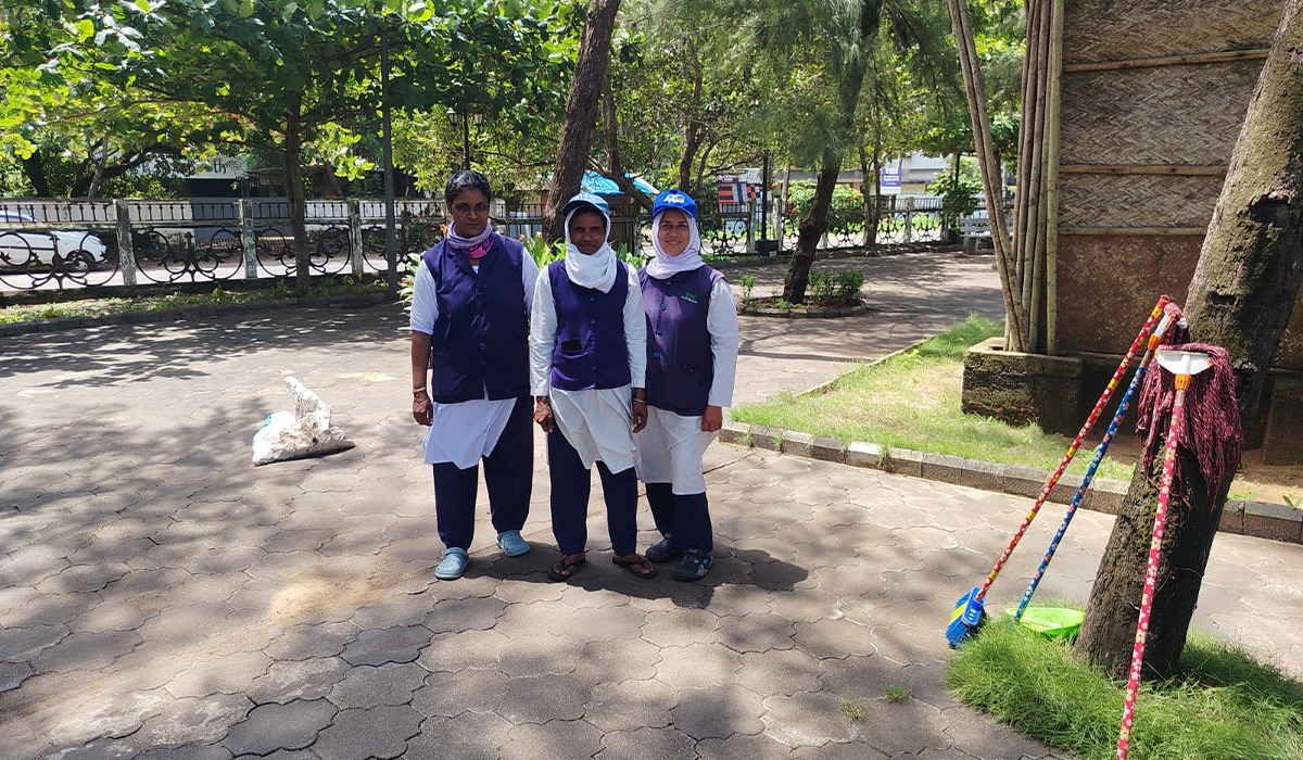 Bindu, Shubha and Vineetha.