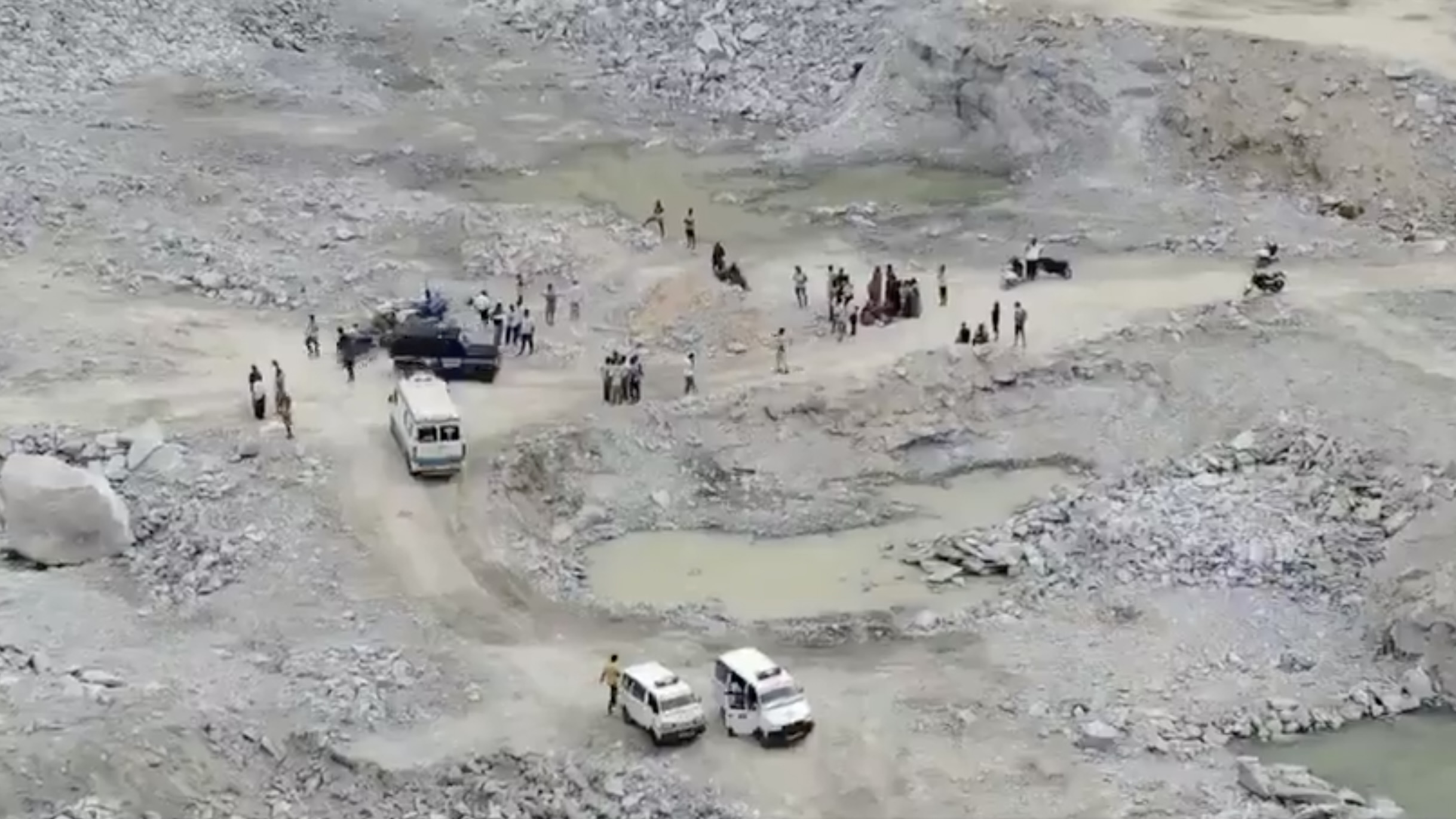 Seven workers crushed to death by massive boulder at stone quarry on Bengaluru outskirts