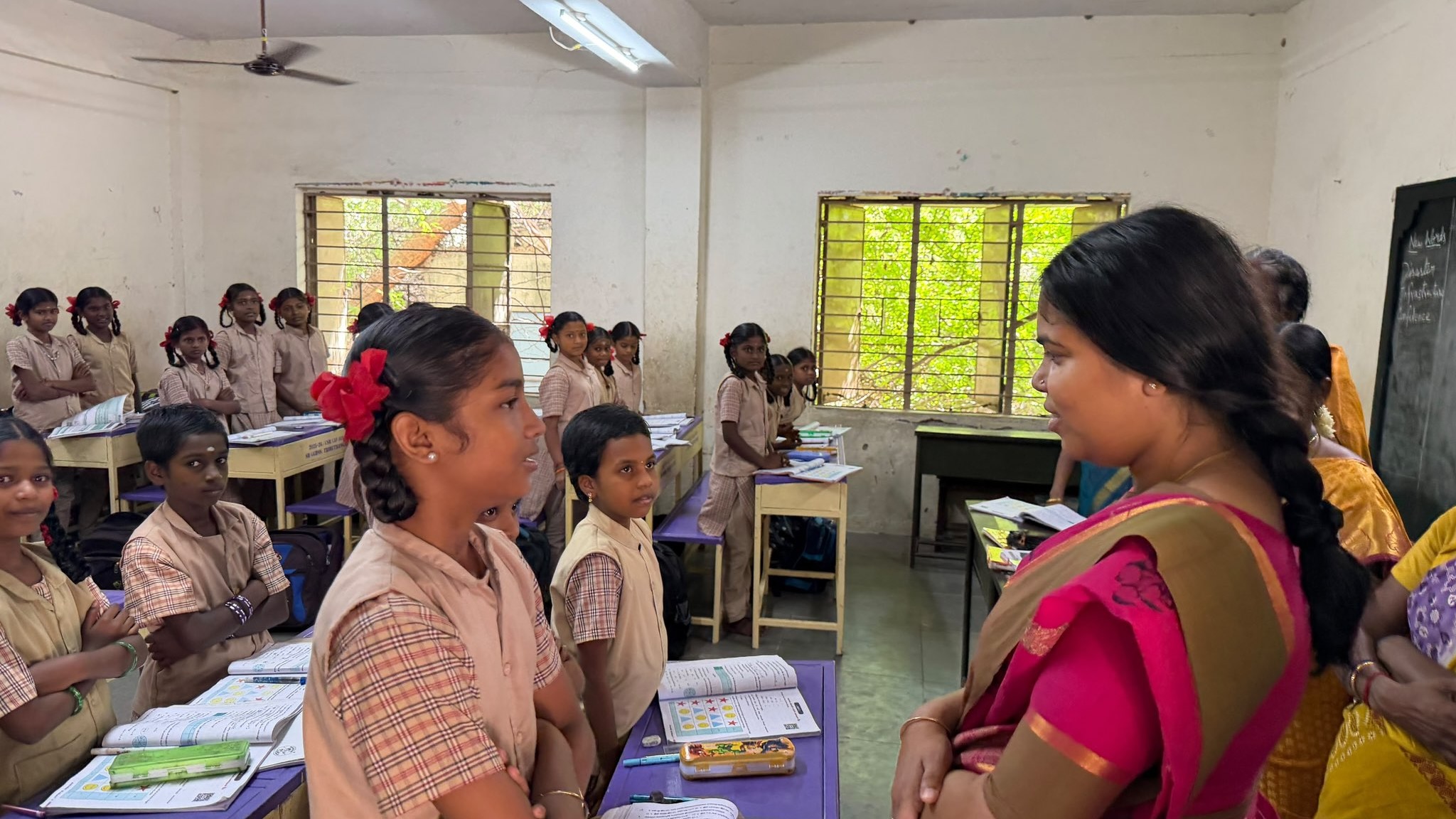 TN Industries Minister Keerthana tests government school student’s English, lands in the hot water