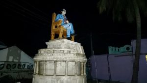 Six-year row over cross-legged Ambedkar statue ends in clashes in Salem village