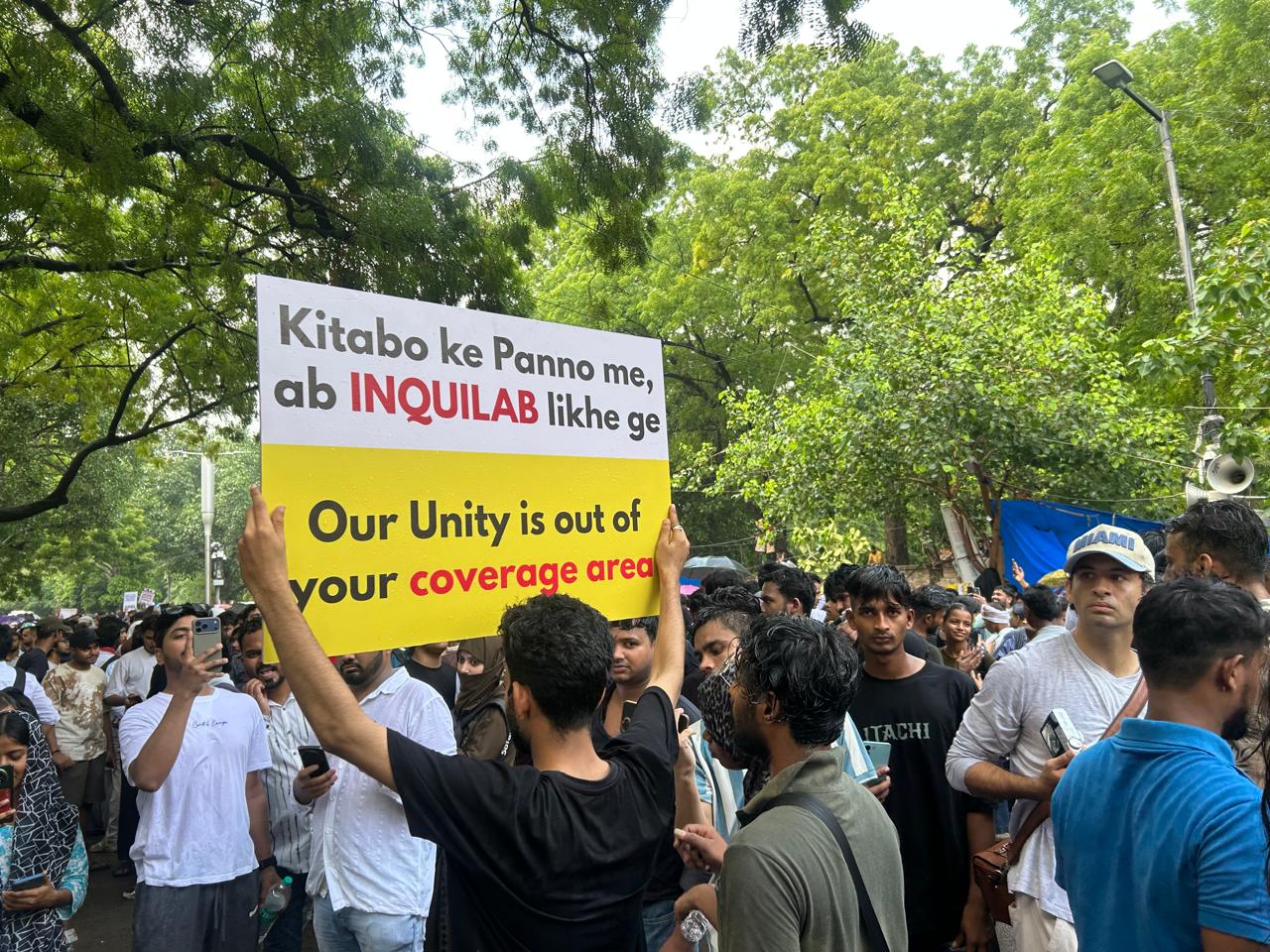 Students remained firm on their demand on accountability.