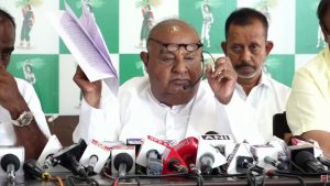 Deve Gowda urges Karnataka to immediately scrap Bidadi township project, warns of satyagraha