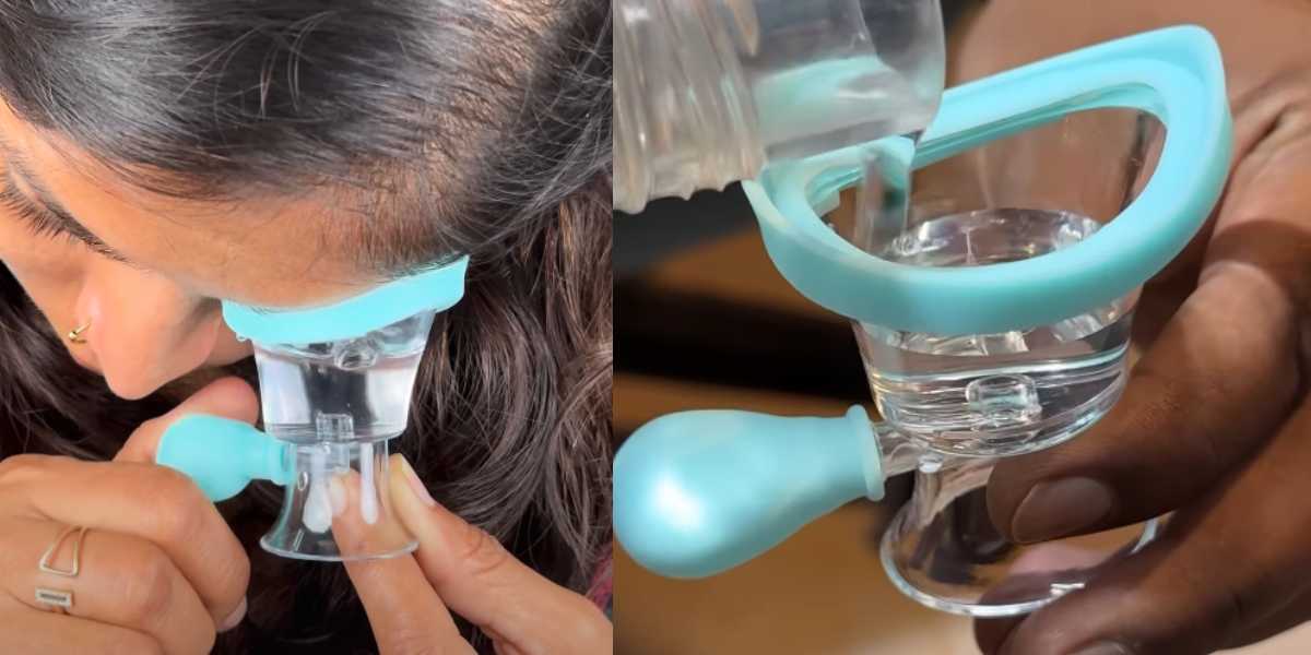 Viral Instagram reels promote eye wash cups; ophthalmologists say healthy eyes don’t need them