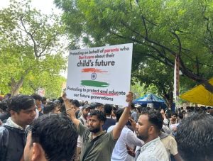 People attended the rally on their own, for themselves, for future generations, and for a better India.