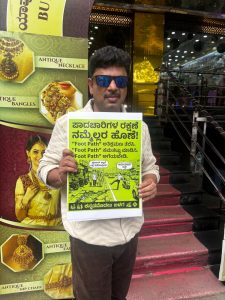 Gyaneshwar M of the Kannada Modalu Balaga welcomed the eviction drive. He even held a rally supporting the move with fewer than 10 people.