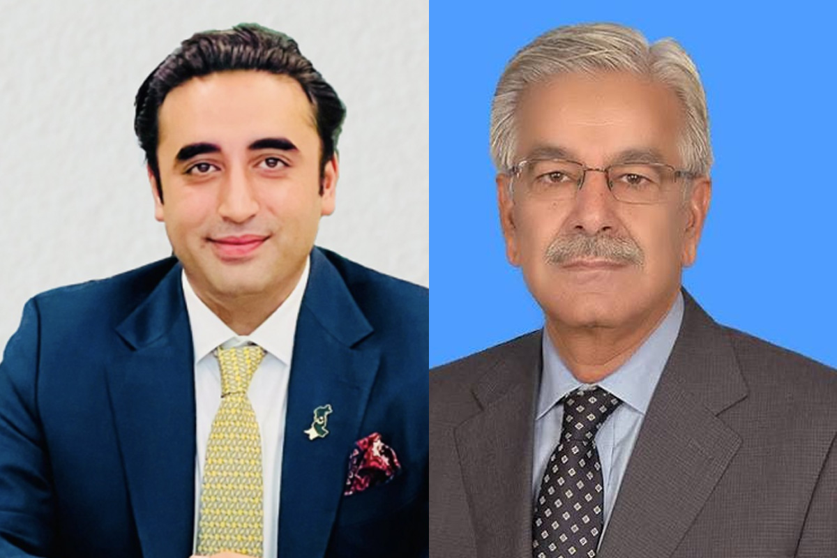 Bilawal Bhutto and Khawaja Muhammad Asif