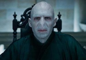 Ralph Fiennes as Lord Voldemort in the film adaptation of Harry Potter and the Deathly Hallows.