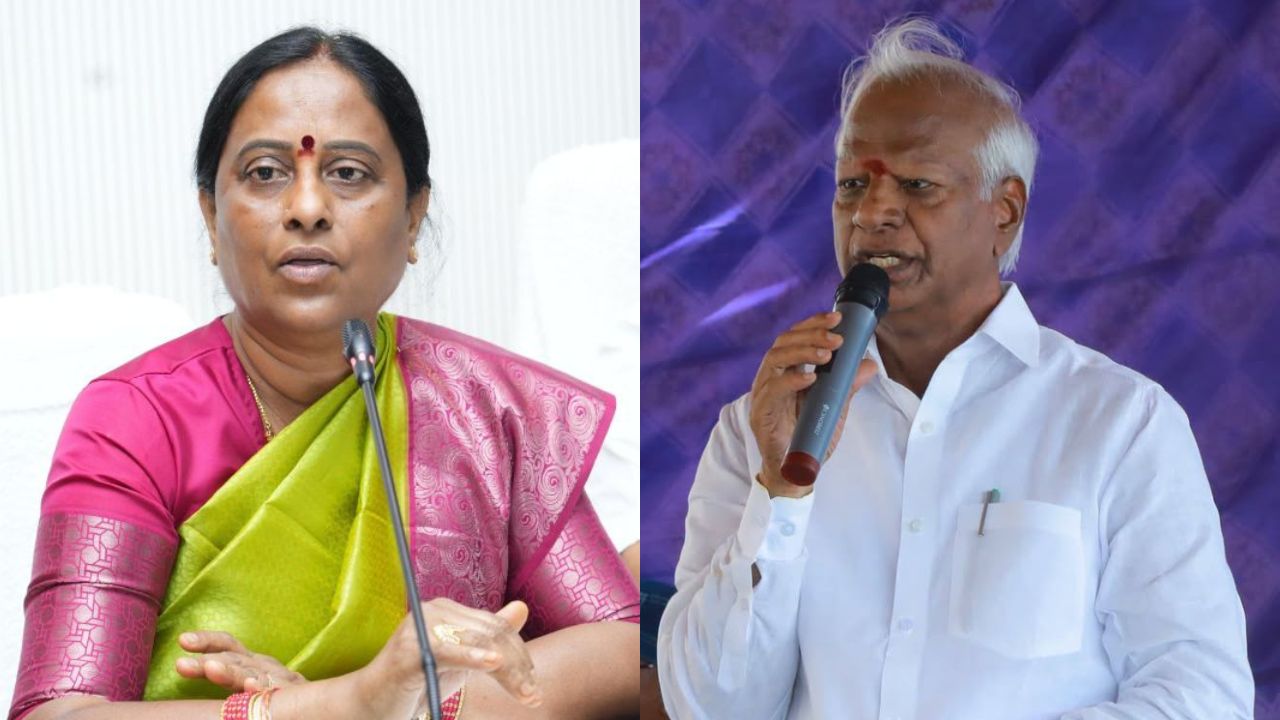 Minister K Surekha and MLA Kadiyam Srihari.