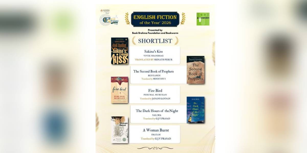 Shortlist for Book Brahma–Bookworm English Fiction of the Year 2026
