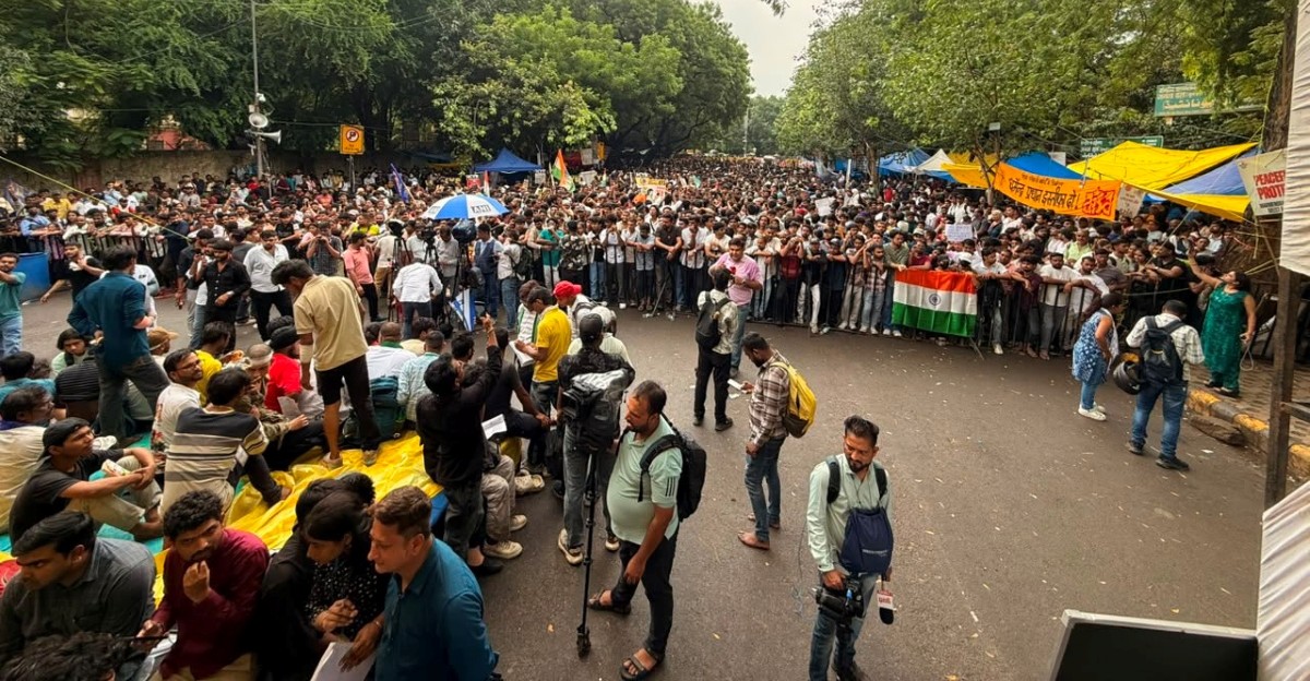 Protest at Jantar Mantar