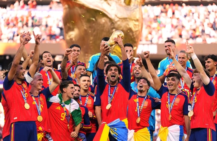It's Spain as Torres tears apart 10-man Argentina defence in World Cup final