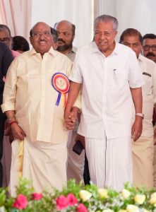 Pinarayi Vijayan and Vellapally Natesan