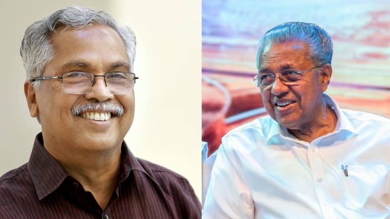 Binoy Viswam and Pinarayi Vijayan.