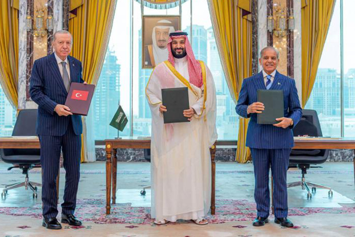 Leaders of Turkiye, Saudia Arabia and Pakistan