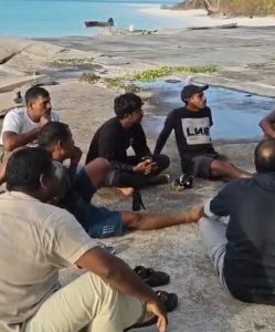 Police and local fishermen were engaged in the search.