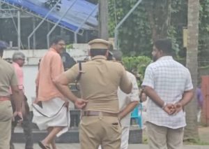 Police at church premises