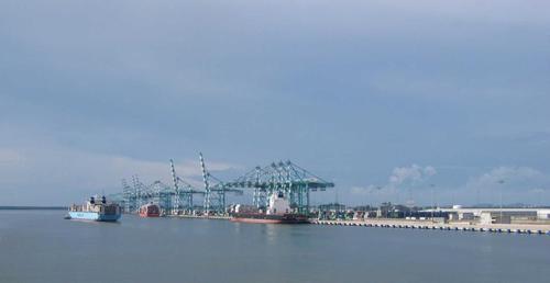 Malaysia border police said the container was stopped at the Port of Tanjung Pelepas, Johor in the south of the Malay Peninsula.