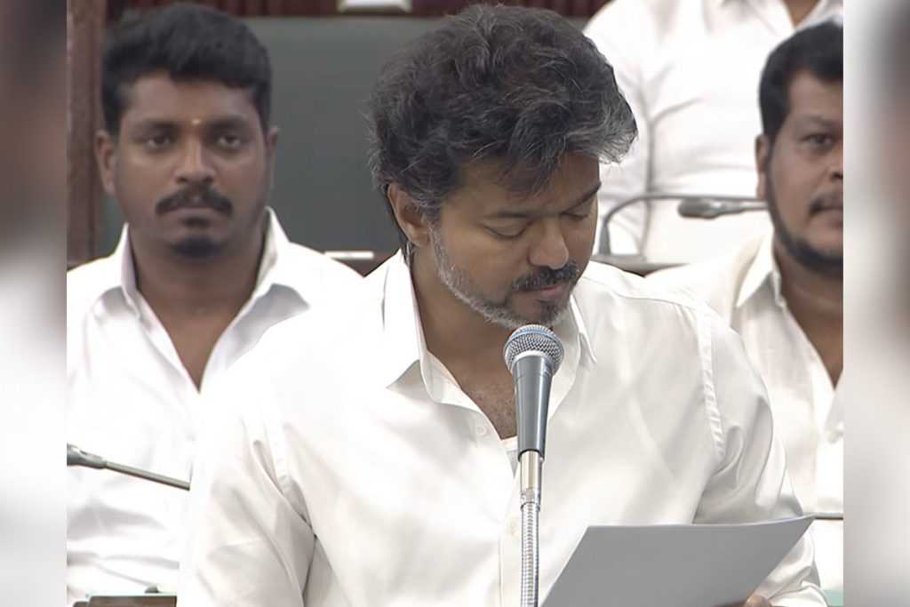 'As I had assured..': Vijay announces cancellation of Parandur airport project in Assembly