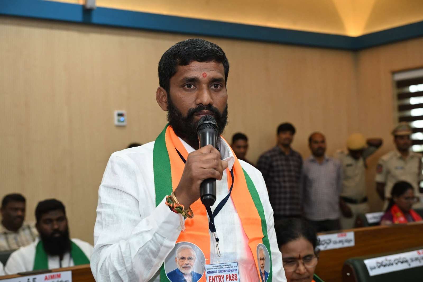 BJP Corporator Somidi Venu Prasad.