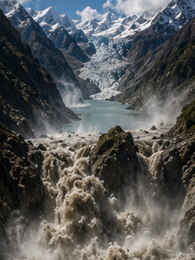 Glacier collapse triggers flash flood in Tibet