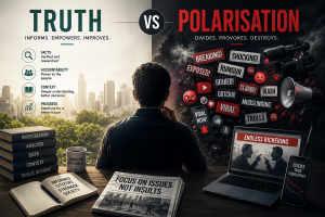 The outrage economy: Why media prefers mudslinging over hard-nosed political journalism