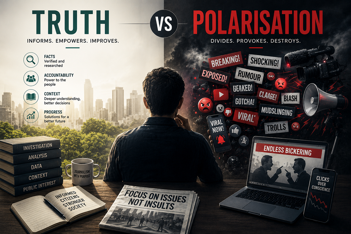 The outrage economy: Why media prefers mudslinging over hard-nosed political journalism