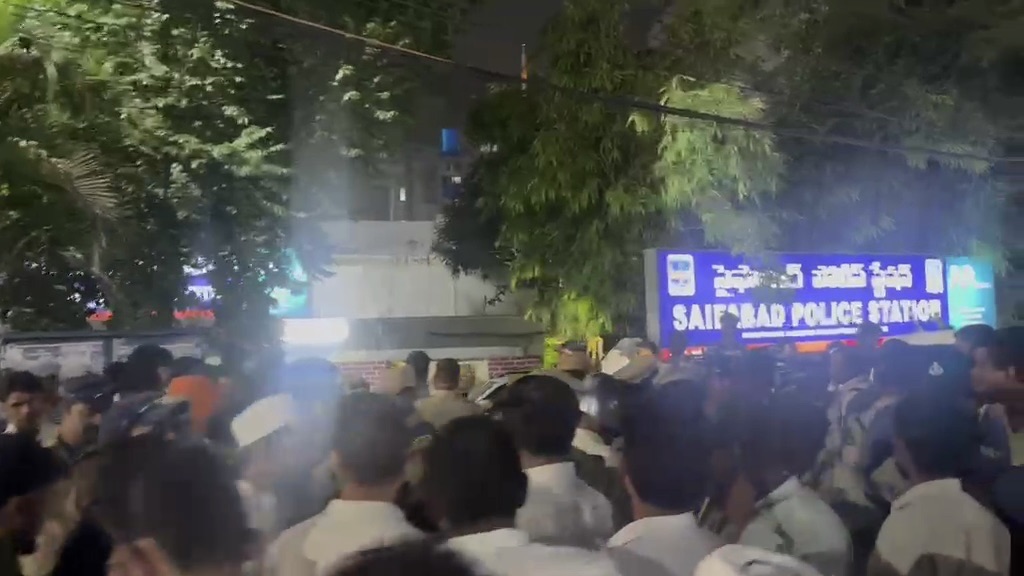 BRS alleges masked police tried to assault KTR aides inside Hyderabad station, accuses CM Revanth