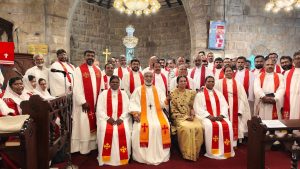 At the priesthood ordination ceremony in Munnar
