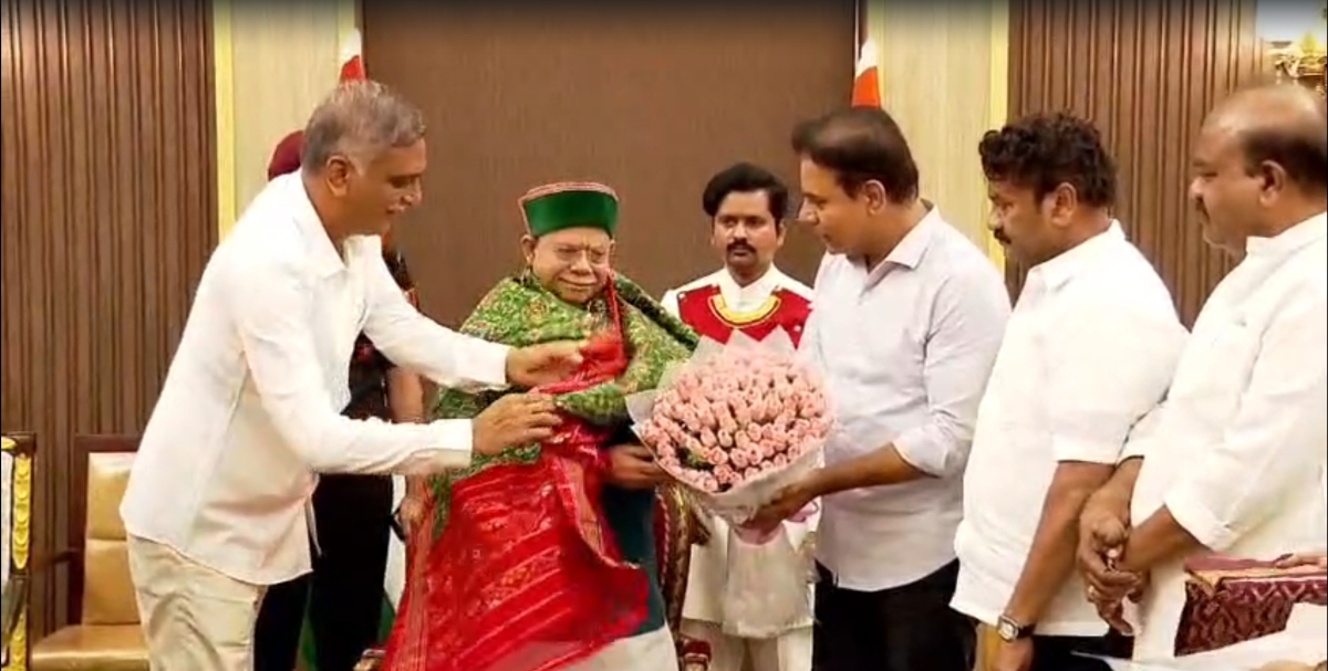 BRS MLAs meet Governor