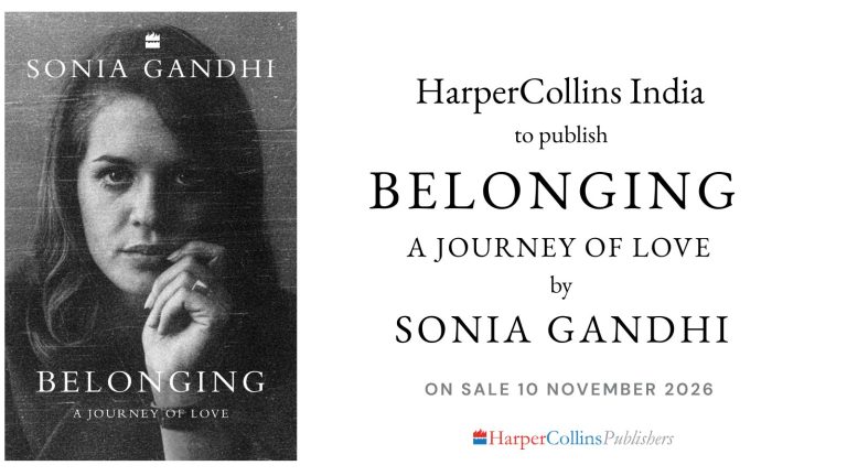 HarperCollins India announced that the memoir, Belonging, will hit the stands on 10 November.