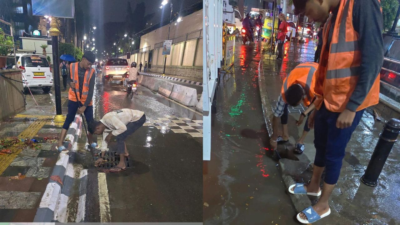 Bengaluru rains: Waterlogging at key junctions, two compound walls collapse