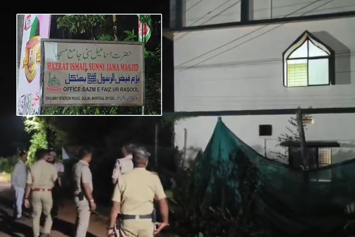 A complaint said the mosque was targeted during the idol procession.