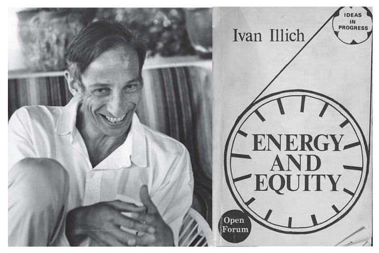Ivan Illich's 1974 book Energy and Equity.