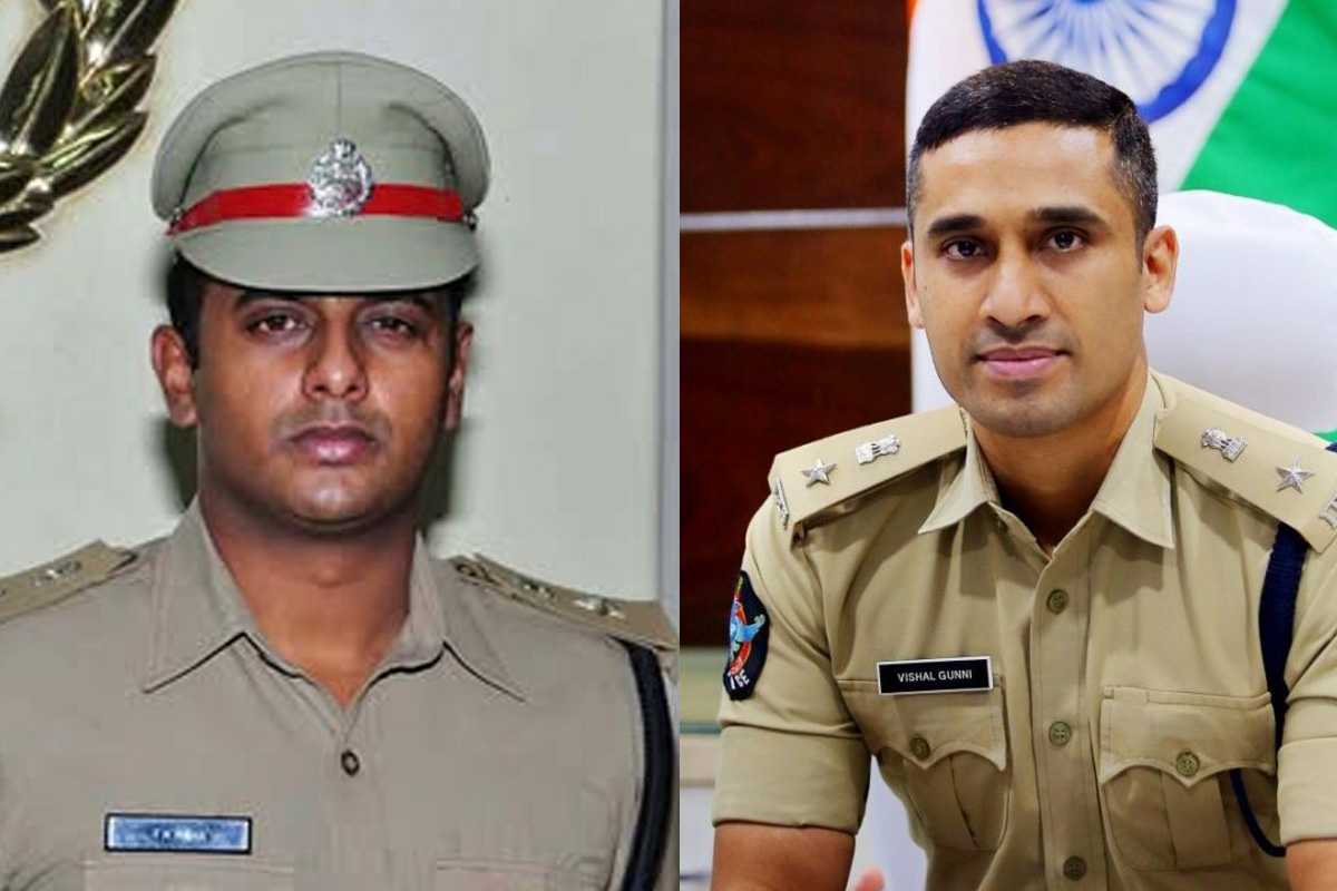 IPS officers Kanthi Rana Tata and Vishal Gunni