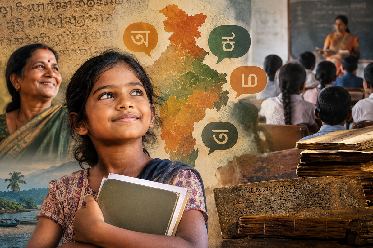 When a language fights to avoid being eaten: The Tulu lesson for India