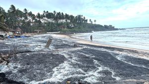 Plastic Pellets on Kerala Shores
