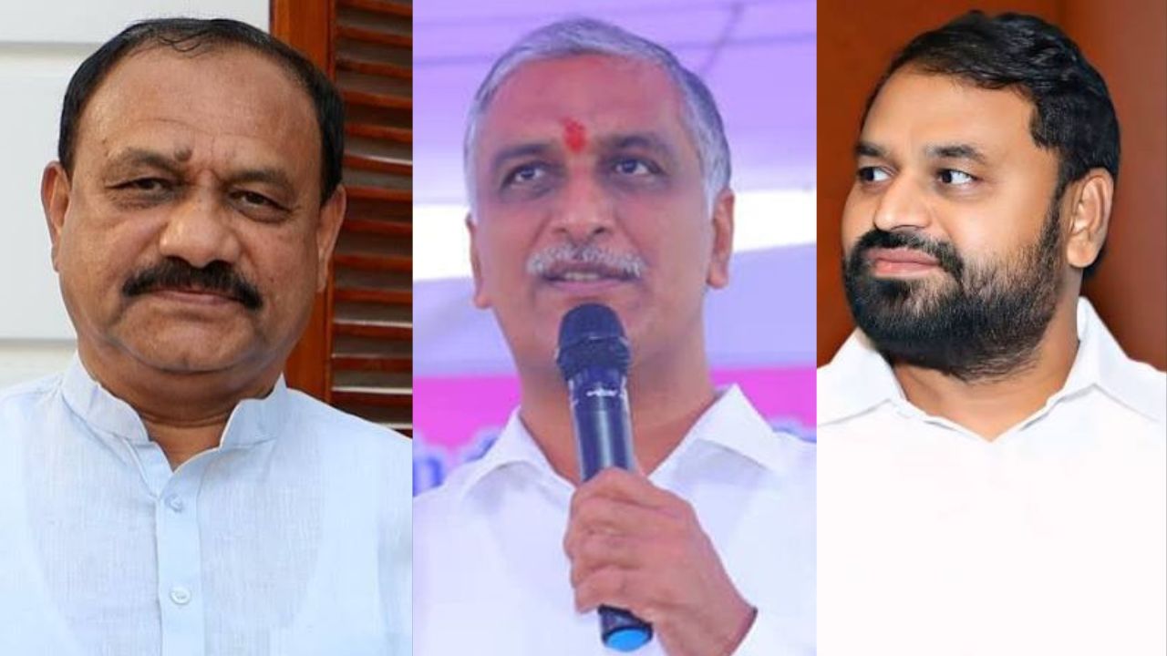 Harish Rao files defamation case against Mahesh Goud, Addanki Dayakar over claims he performed ‘black magic’