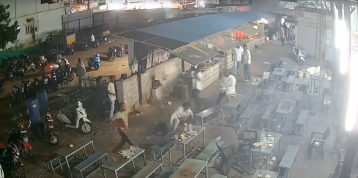 Man hacked to death at a wine shop in Hyderabad
