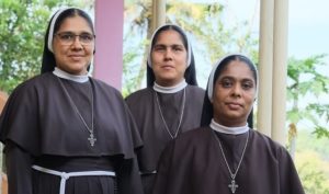 Sister Ranit Pallassery,Sister Alfy and Sister Ansita