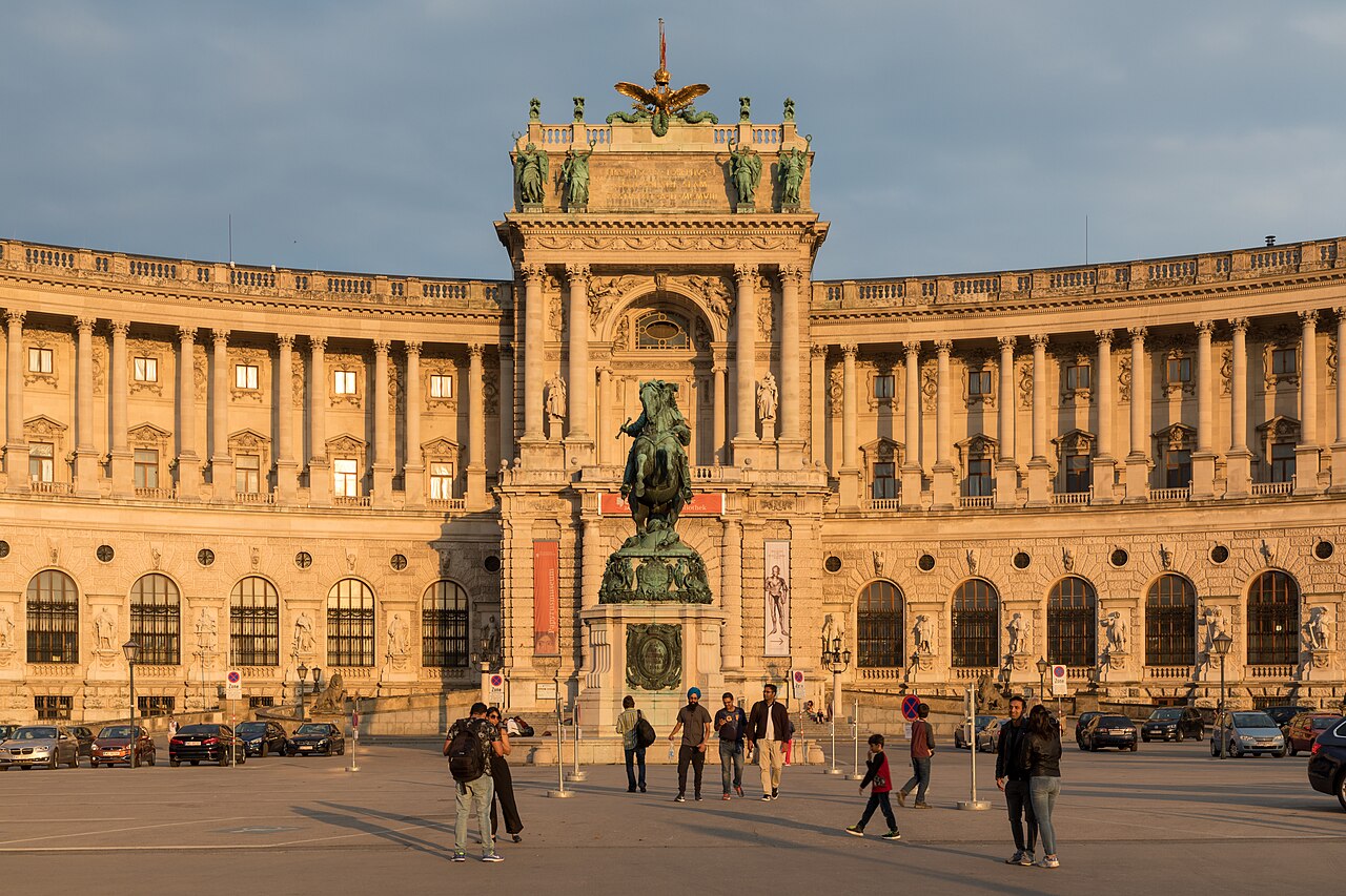 The Hofburg, the former principal imperial palace of the Habsburg dynasty, in Vienna. (Dietmar Rabich/Creative Commons).