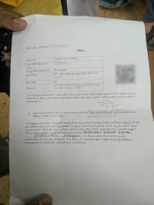 Notice issued in Telugu language to Kausar Fatima, who cannot read the language