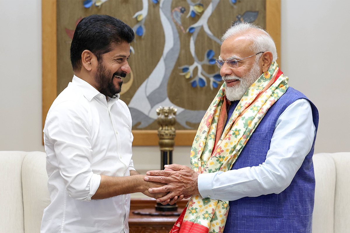 Revanth Reddy, Narendra Modi