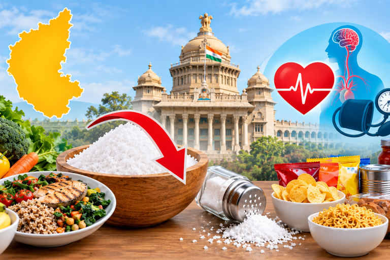 The action plan proposes reducing discretionary salt use and promoting healthier food choices.