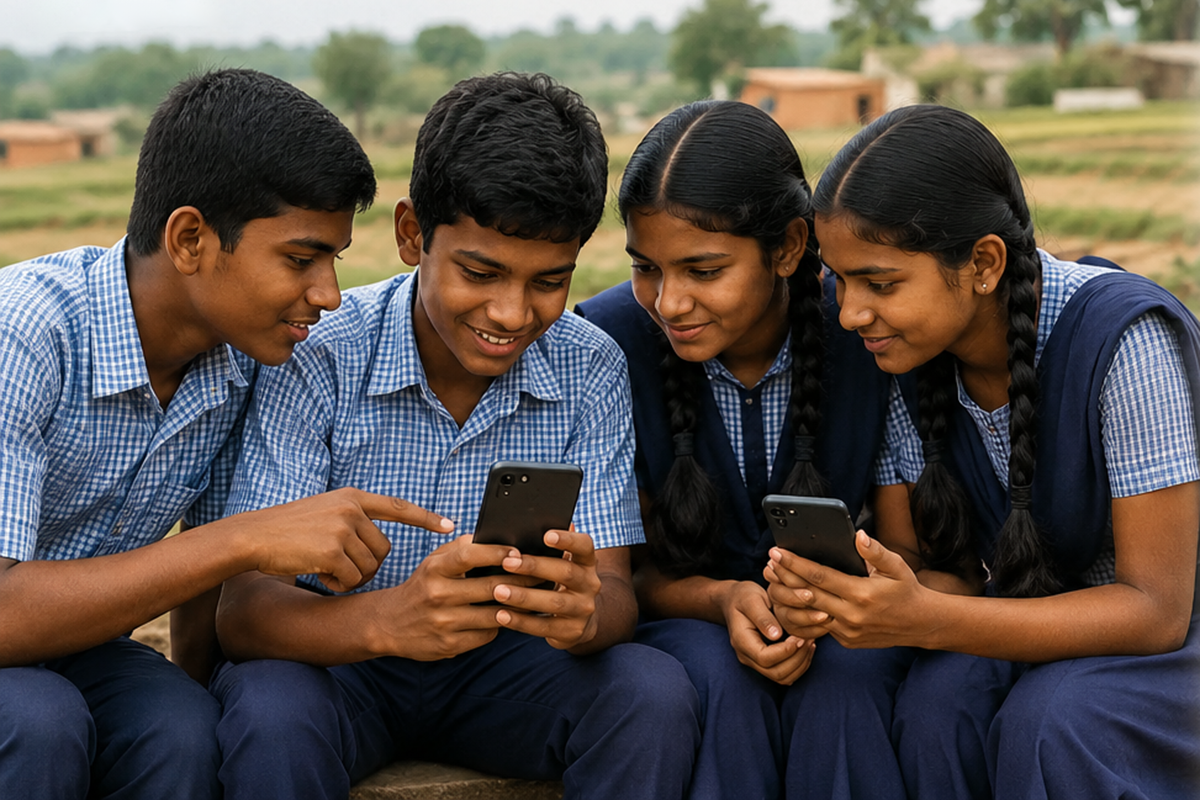 A third of rural Telangana students may be hooked on smartphones – but it’s sleep, not academics, taking the hit