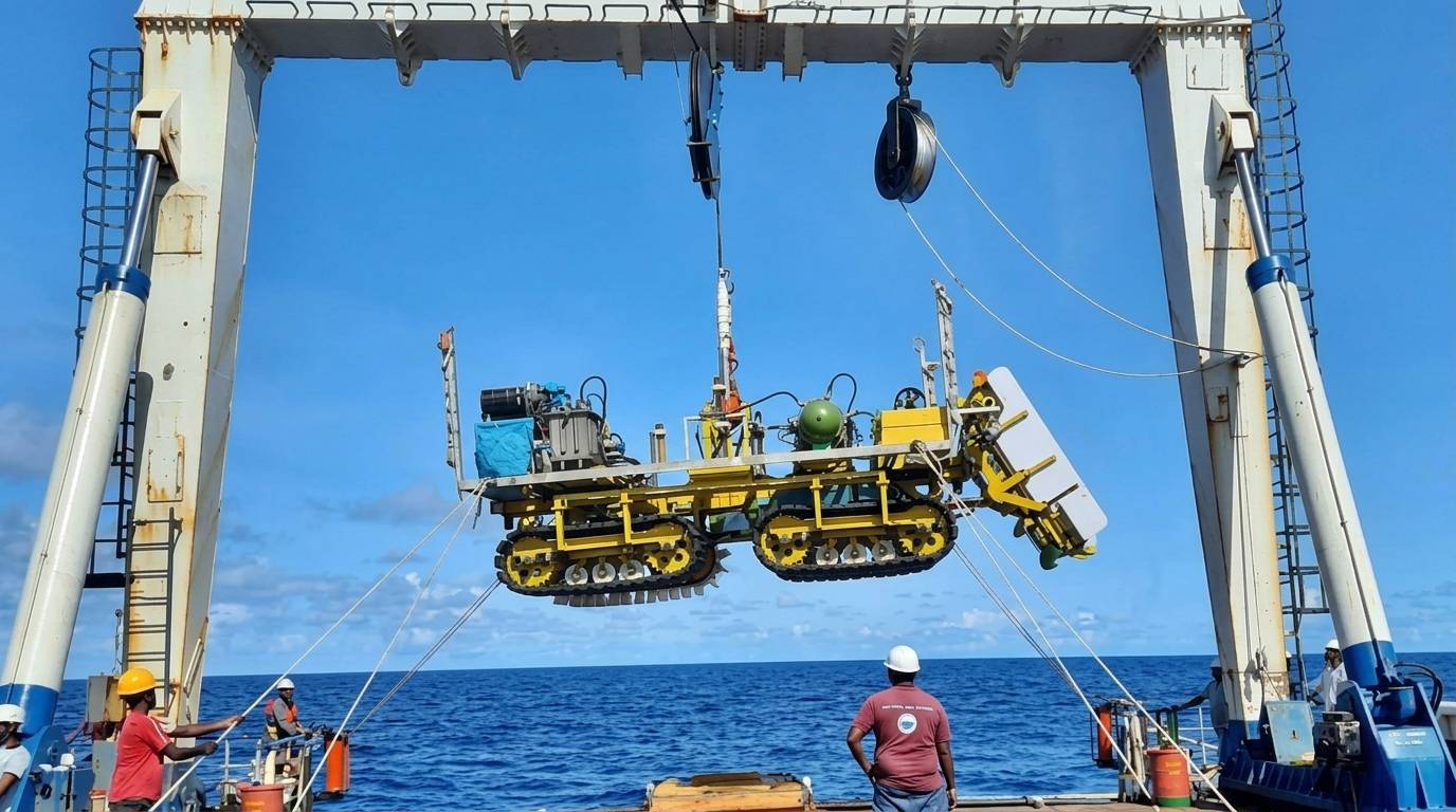 India's seabed mining machine Varaha-3.