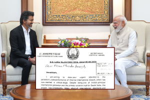 'Left' alone? What Vijay's letter to PM Modi seeking new operator for Chennai airport said