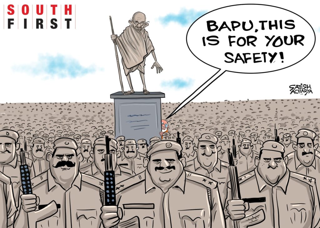 No space for Gandhian protests