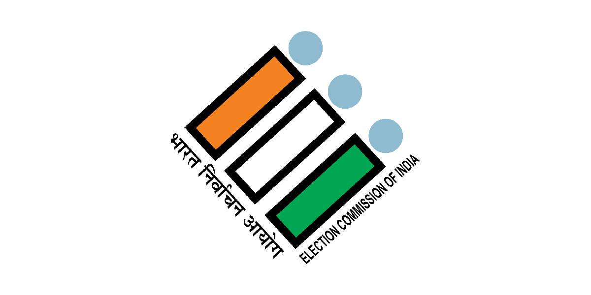 Picture with a logo of Election Commission of India